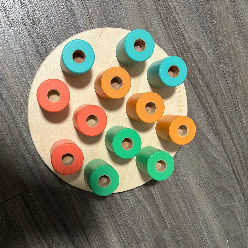 Lovevery Wooden Stacking Pegboard